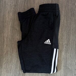 Adidas Kids Black and White Sweatpants